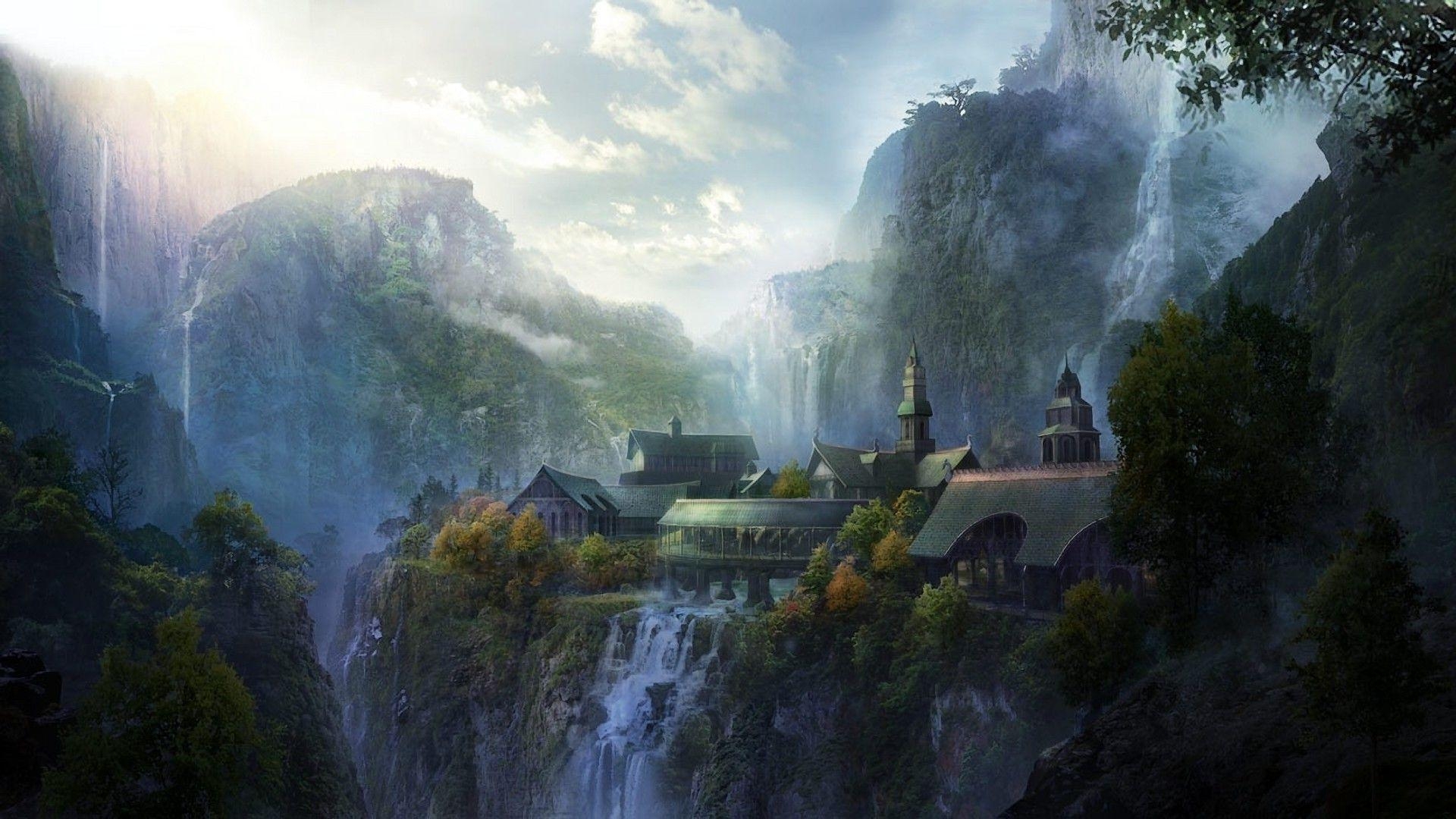 1920x1080 fantasy Art, Rivendell Wallpaper HD / Desktop and Mobile Background, Desktop