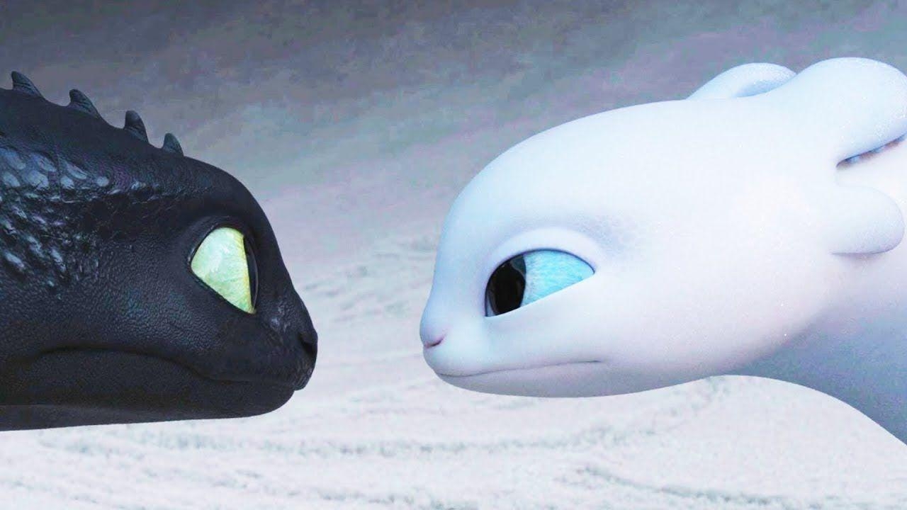 1280x720 It's LIGHT FURY, Toothless Girlfriend. How to Train Your Dragon, Desktop