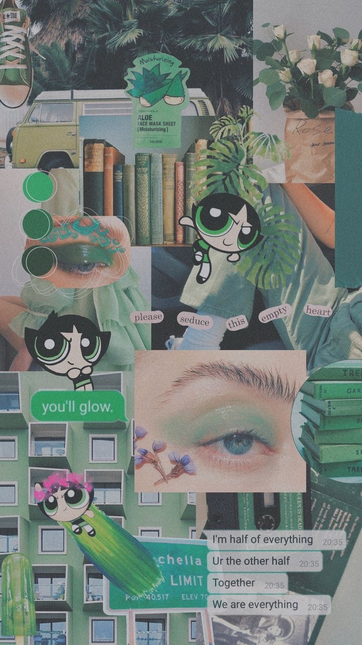 720x1280 Image about green in ➶☾∗*collage⋄⚬•.∘☘︎☽, Phone