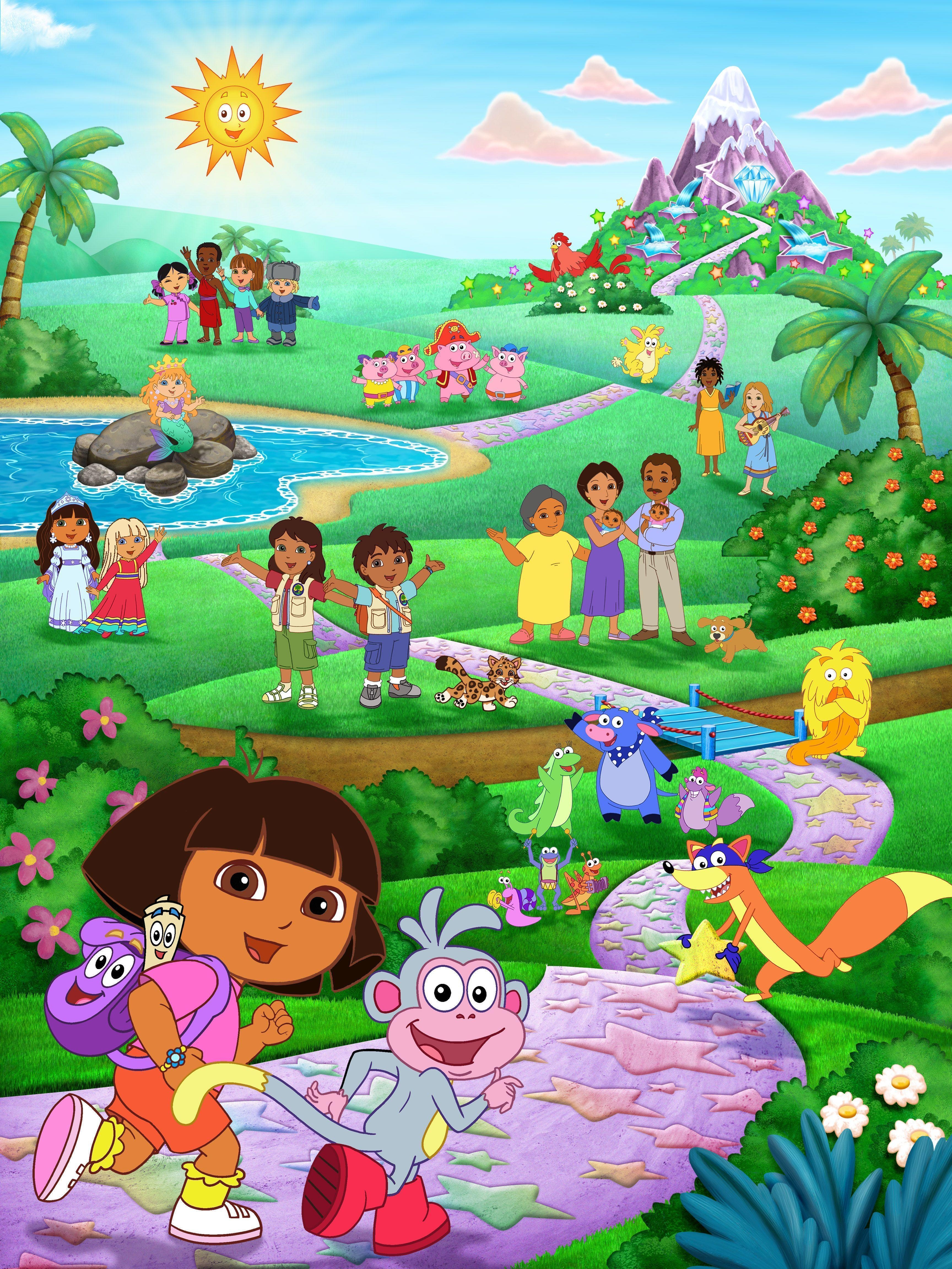 3460x4610 Dora The Explorer Wallpaper, Phone