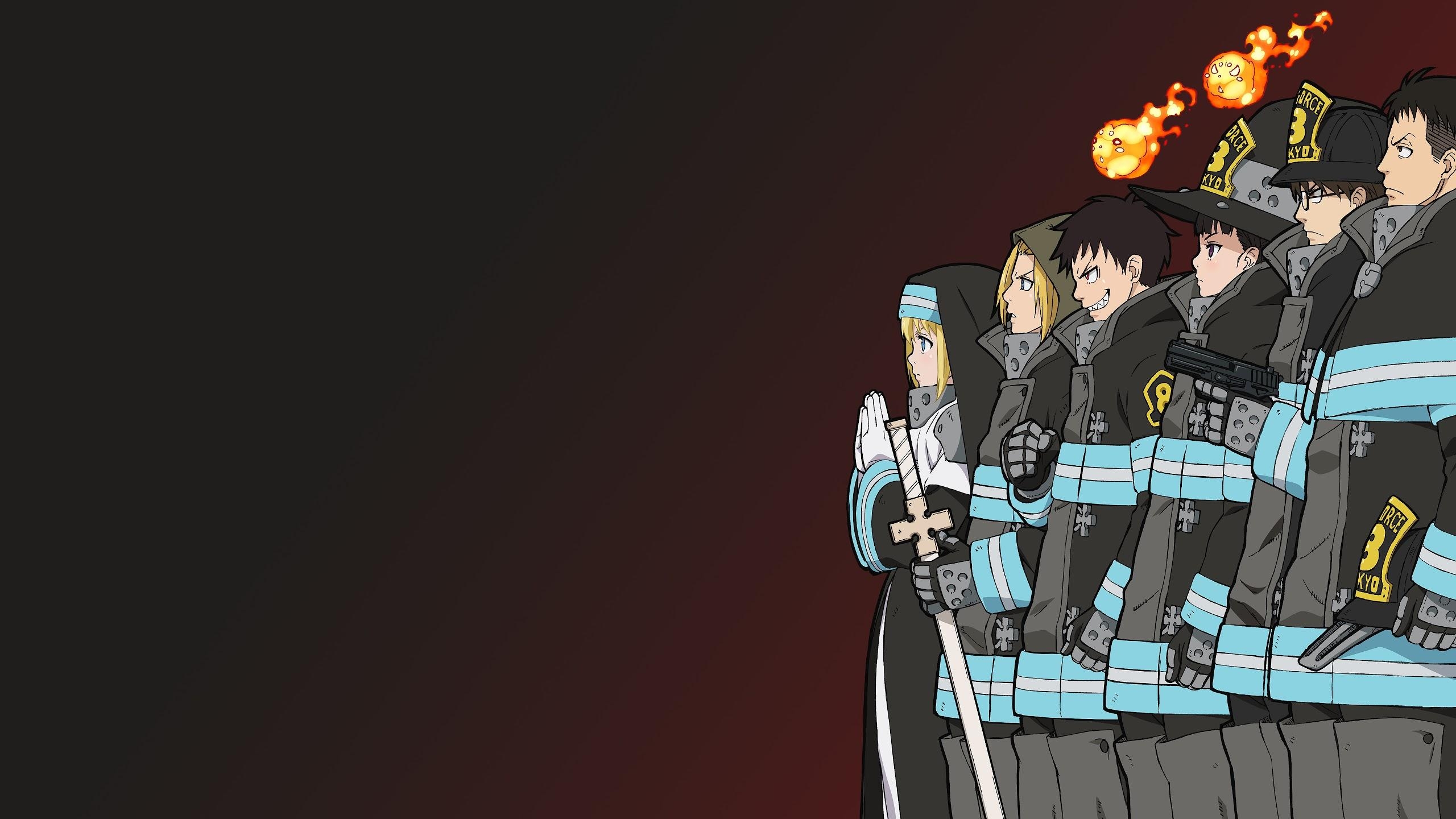 2560x1440 Hd Fire Force Wallpaper, Desktop