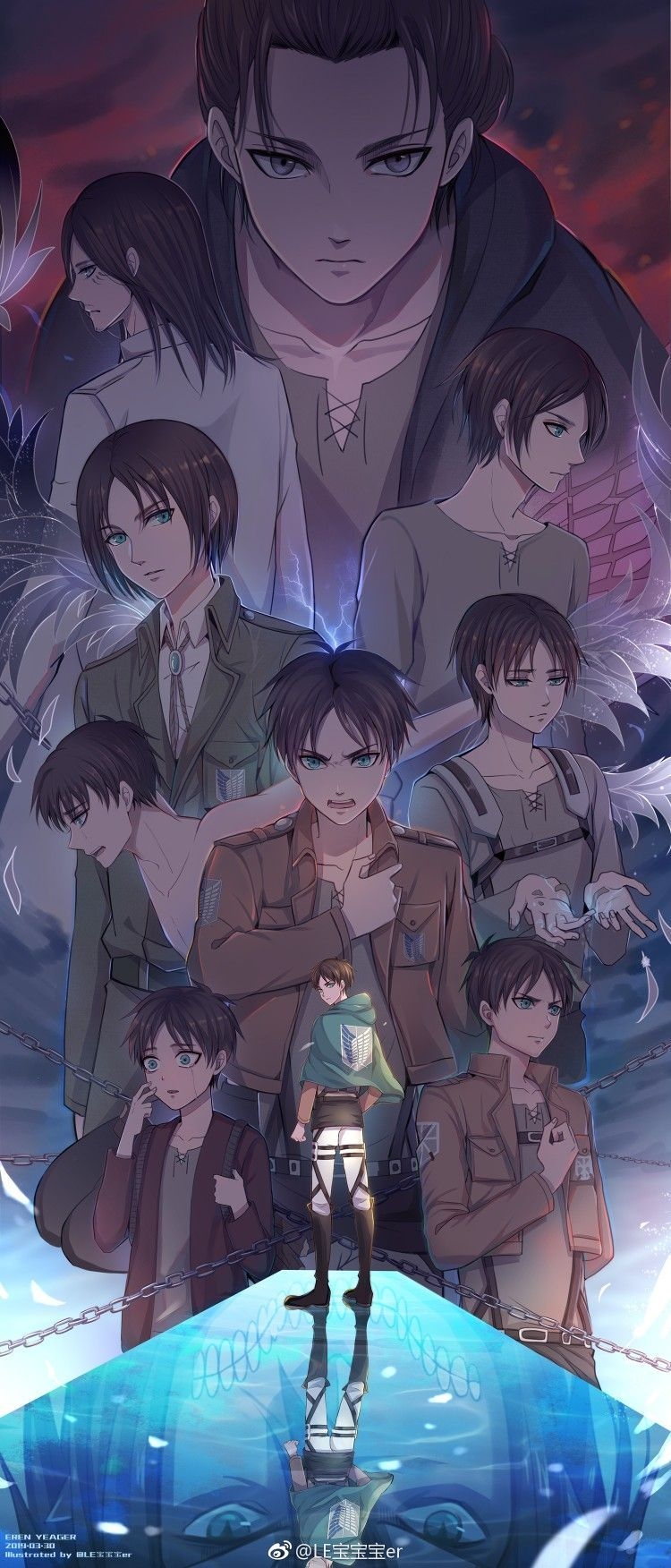 750x1760 Eren Yeager. Attack on titan eren, Attack on titan anime, Attack on titan fanart, Phone