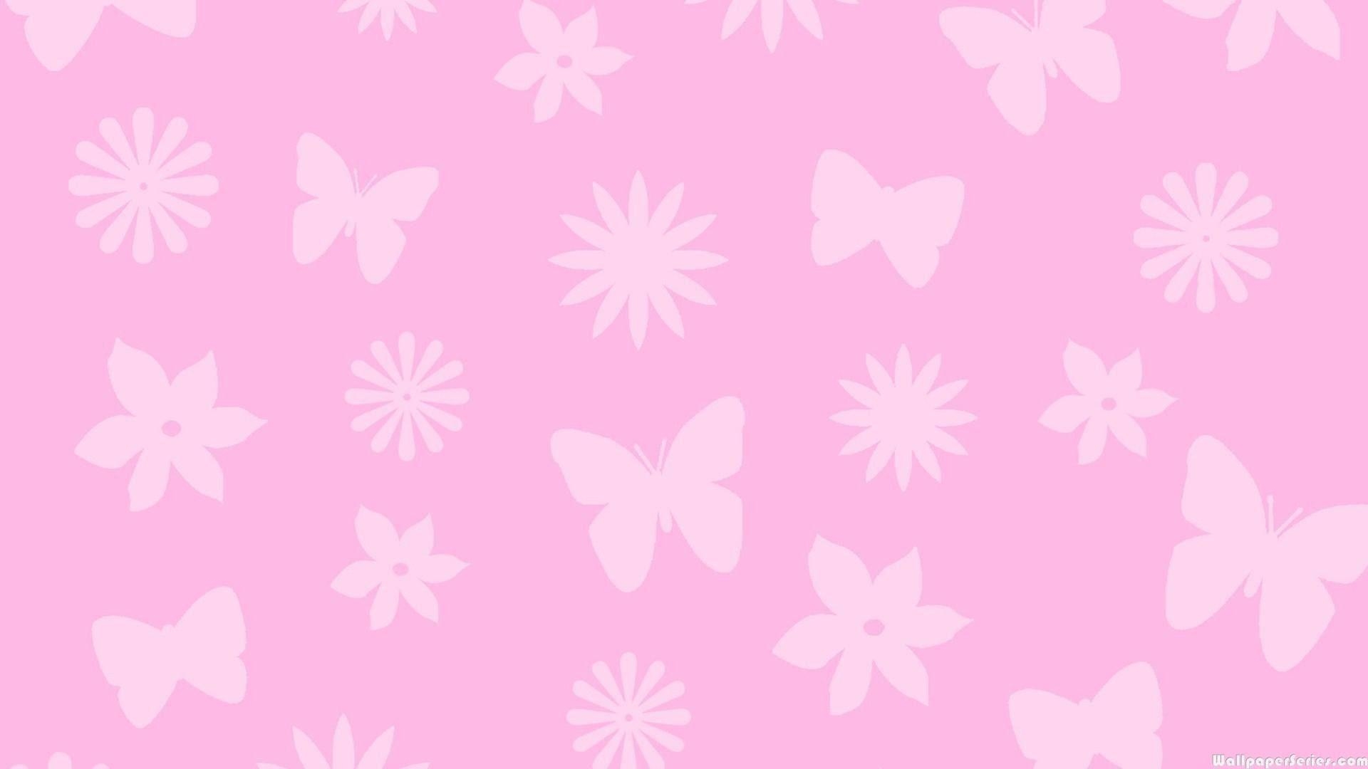 1920x1080 Pink Butterflies Wallpaper, Desktop