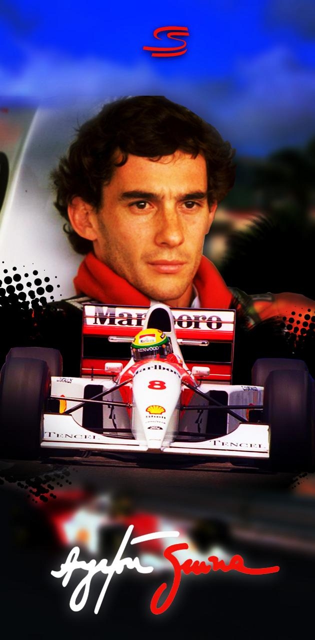 630x1280 Ayrton Senna F1 wallpaper, Phone