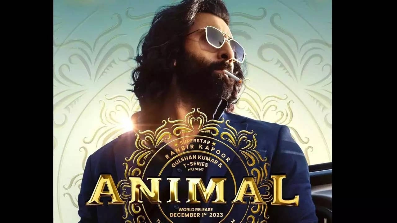 1280x720 Ranbir Kapoor looks suave in new poster of 'Animal'; fans hail it as 'blockbuster'. Hindi Movie News of India, Desktop