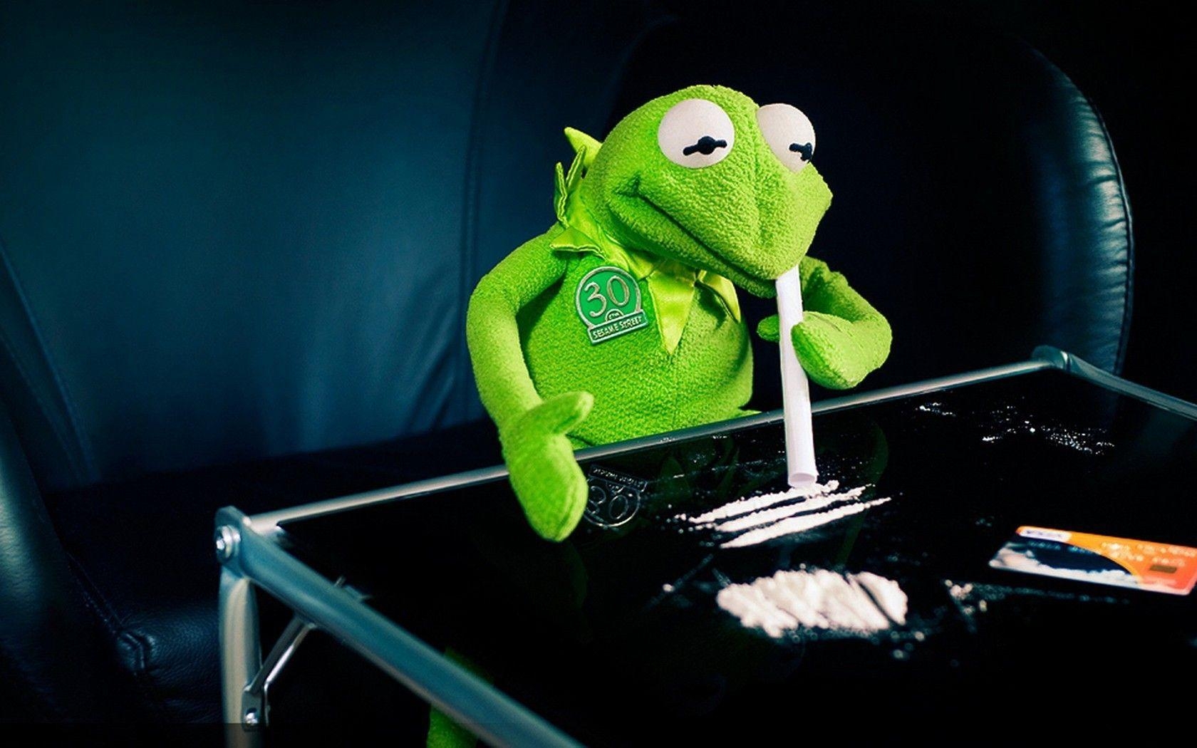 1680x1050 Kermit the frog cocaine  wallpaper free desktop background, Desktop