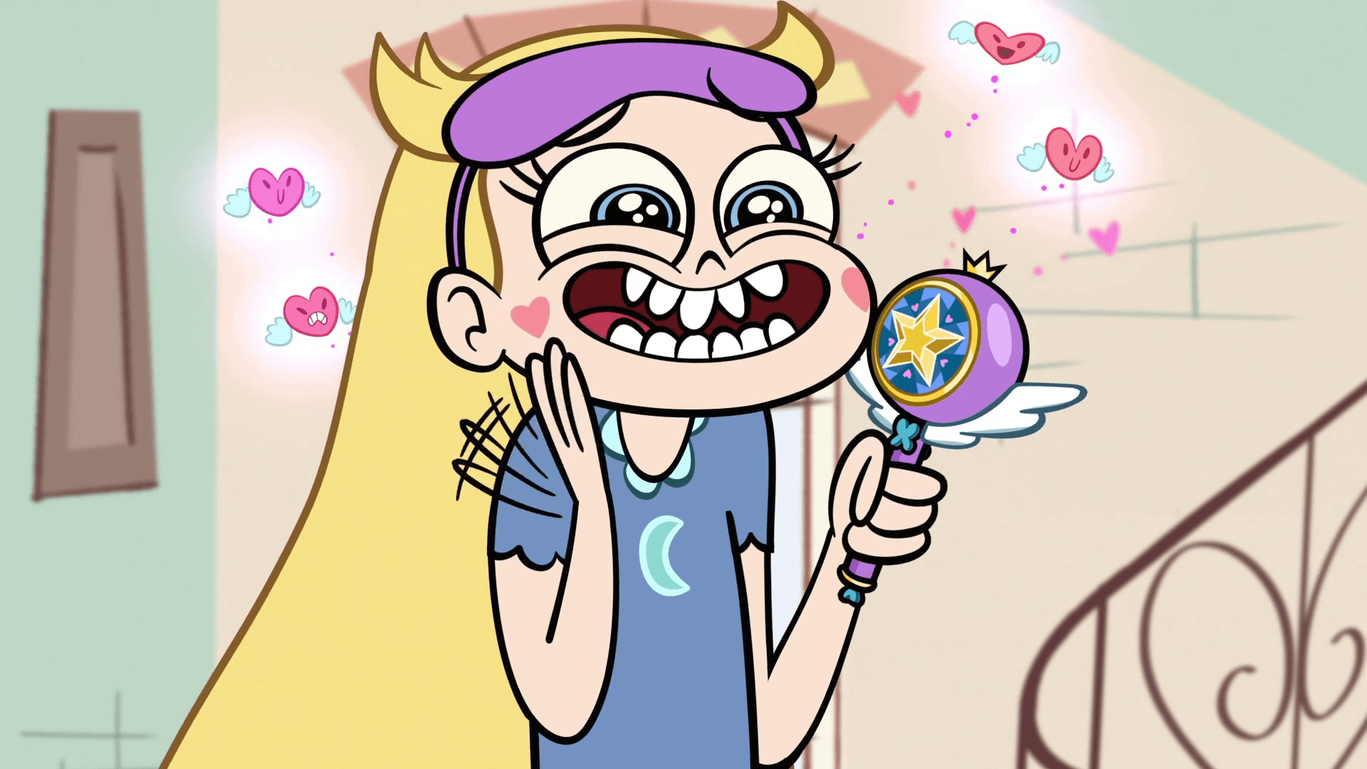 1920x1080 S1E6 Star happily excited.png. Star vs. the Forces, Desktop