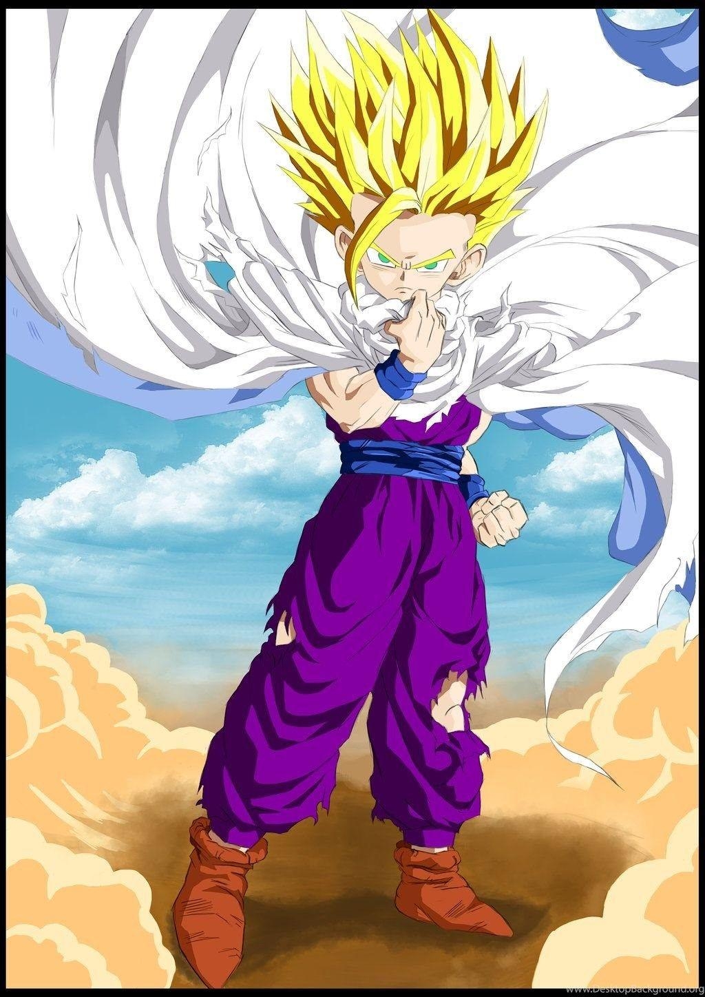 1030x1450 Teen Gohan Super Saiyan 2 By Shnab Desktop Background, Phone