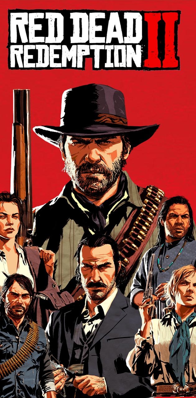 630x1280 RDR2 wallpaper, Phone