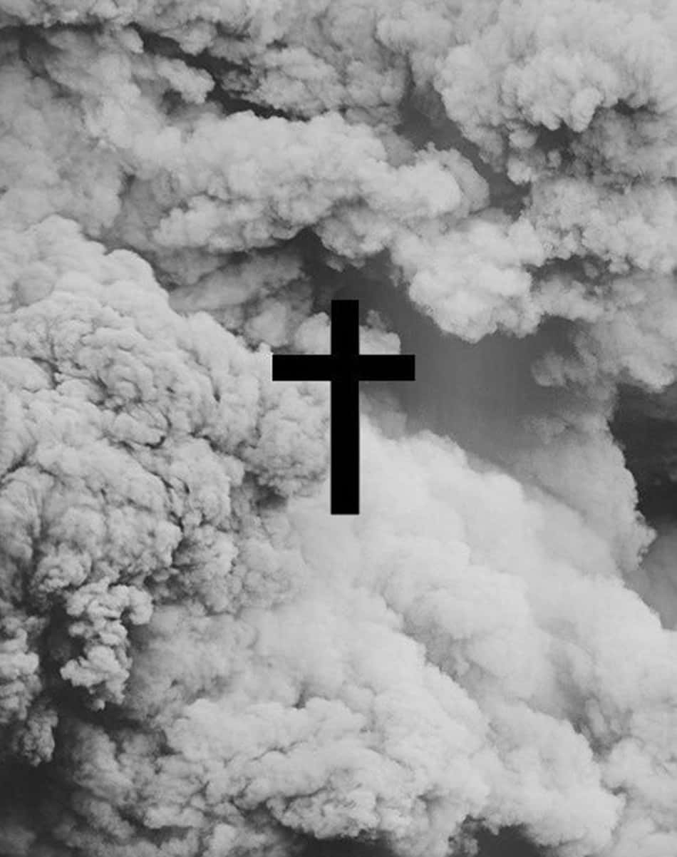 950x1210 Black Cross Picture, Phone