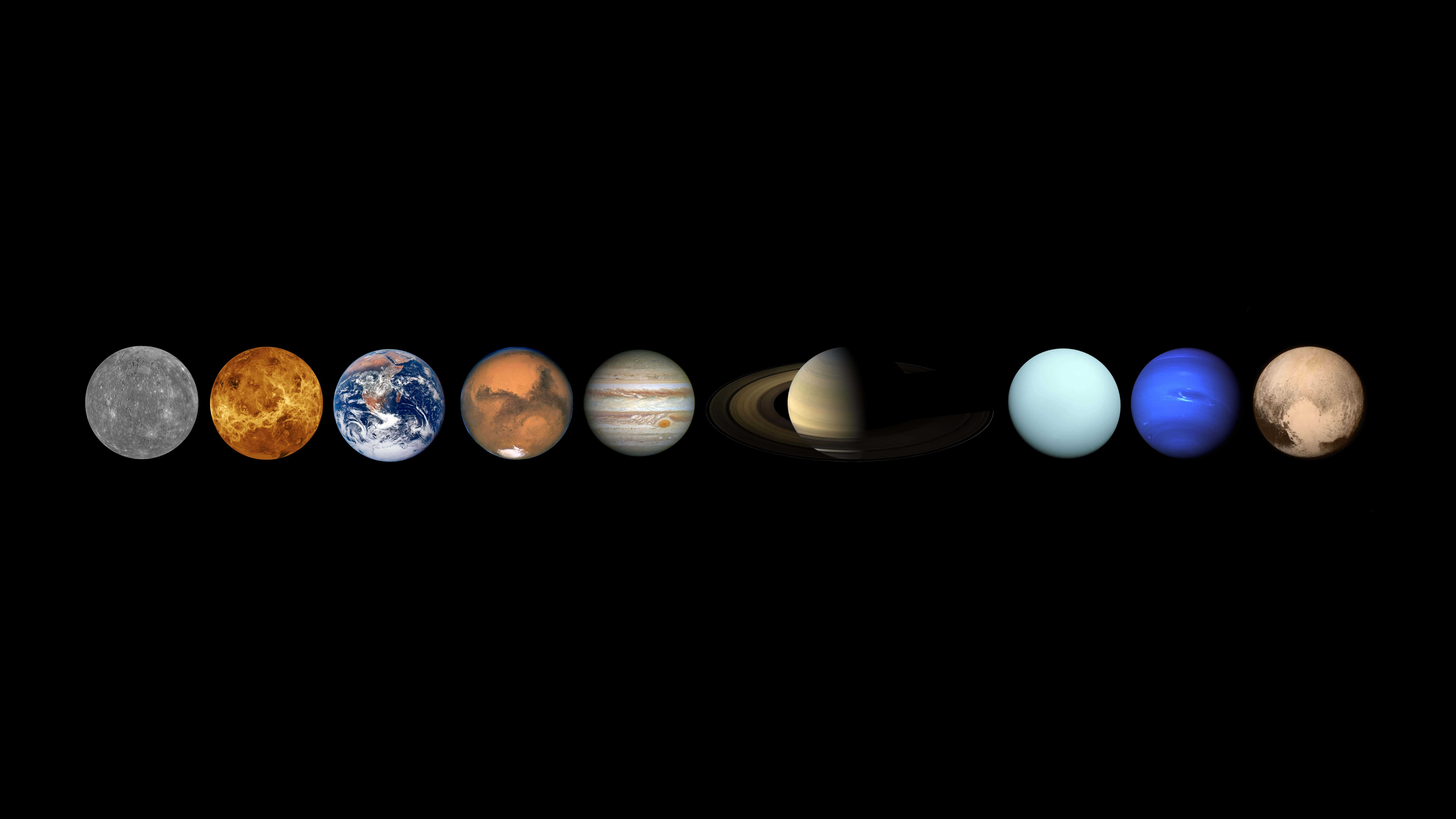 7680x4320 Planets In Our Solar System UHD 8K Wallpaper, Desktop