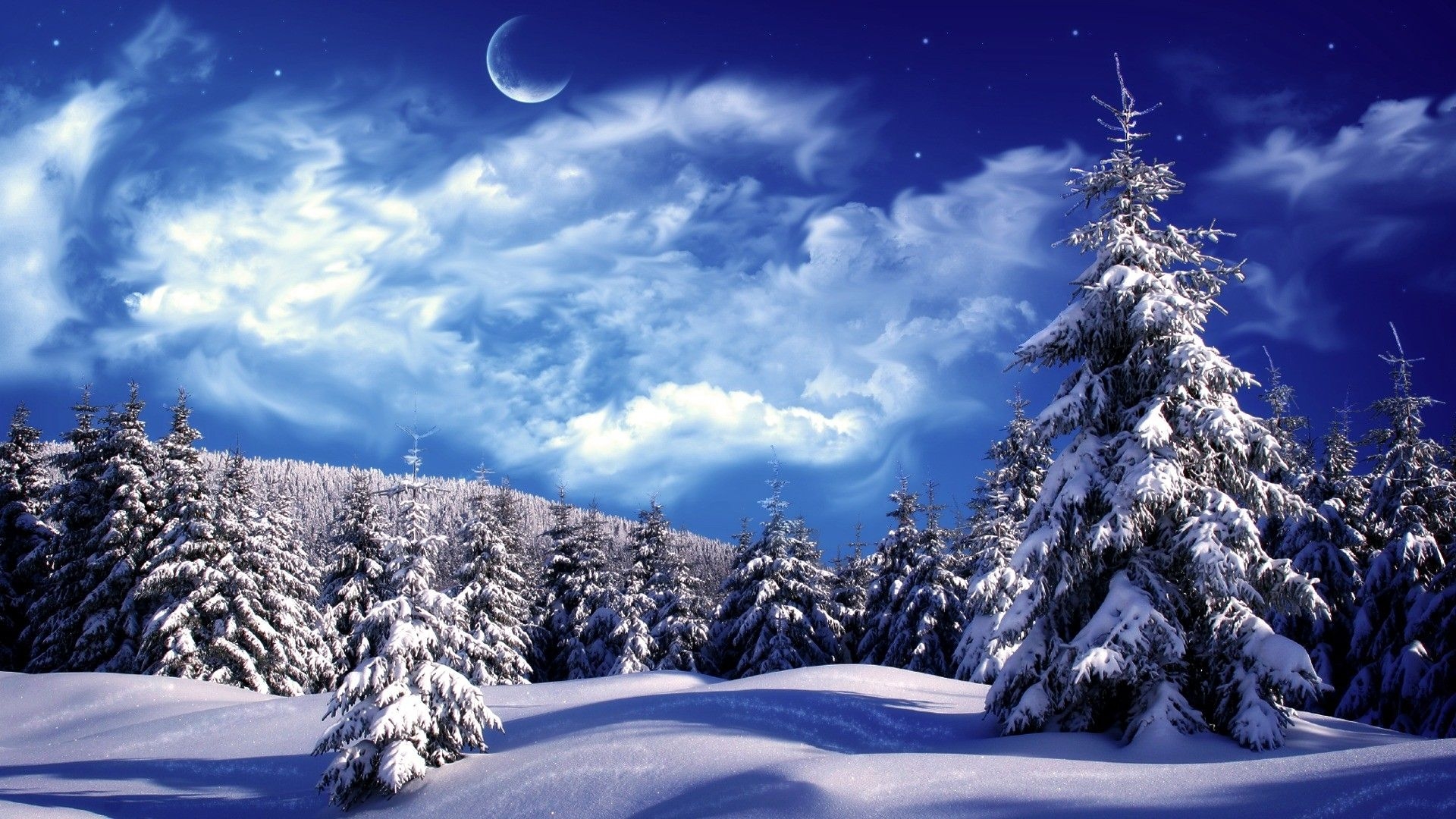 1920x1080 Landscape Winter Season Winter Snow Nature Wallpaper Background, Desktop