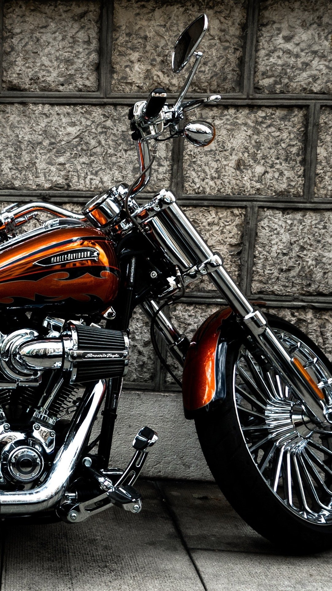 1080x1920 Harley Davidson Motorcycle, Side View 1125x2436 IPhone 11 Pro XS X Wallpaper, Background, Picture, Image, Phone