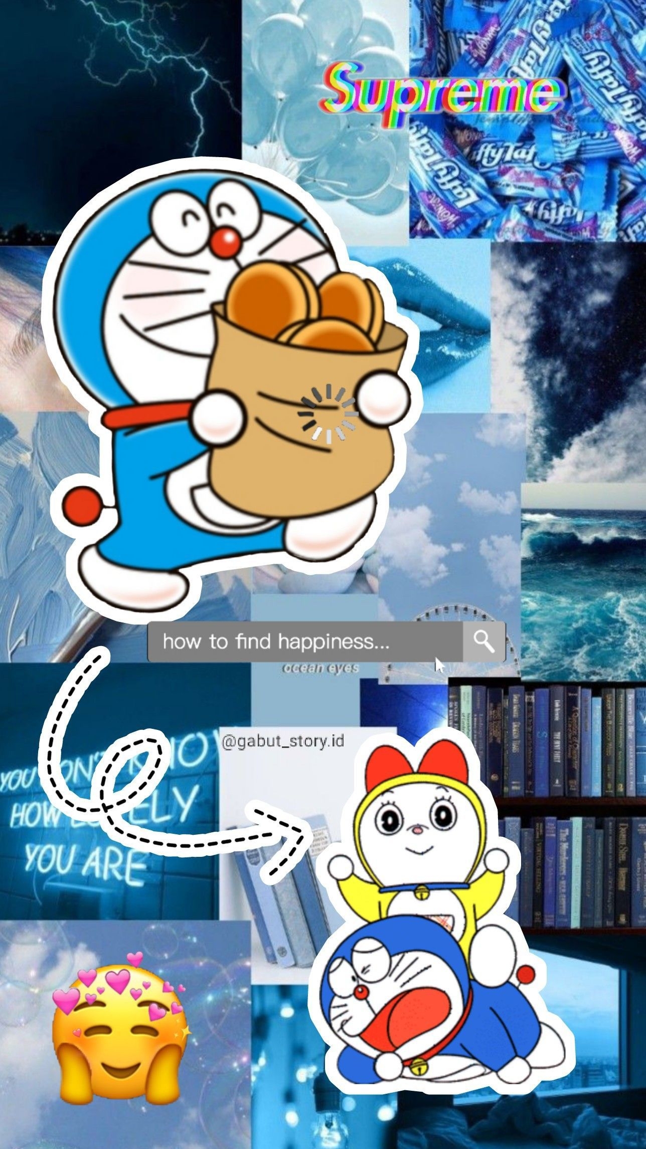 1290x2290 Doraemon Aesthetic Tumblr. Animasi, Instagram, Tumblr, Phone