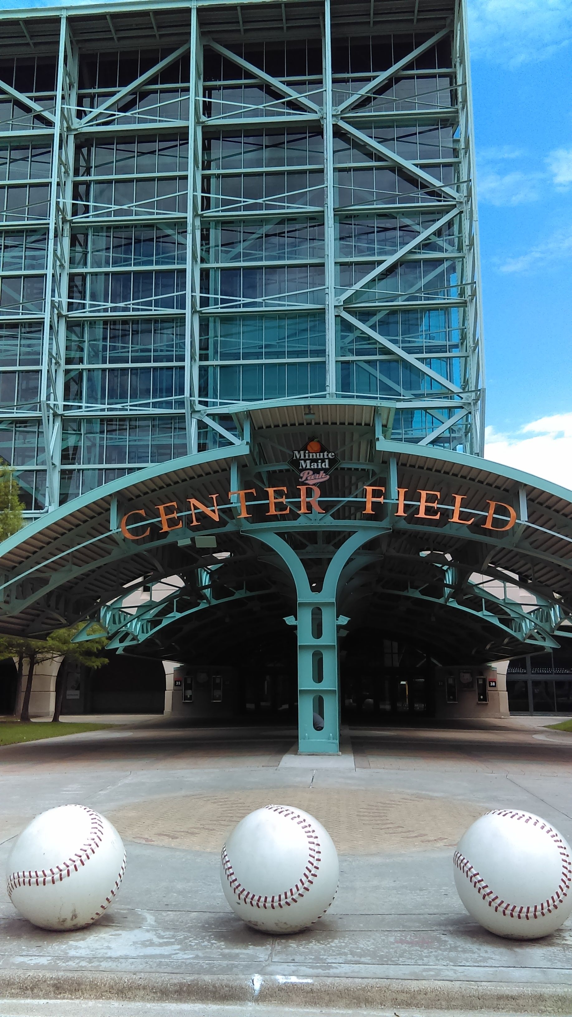 1840x3270 Downtown Houston, Minute Maid Park, Phone