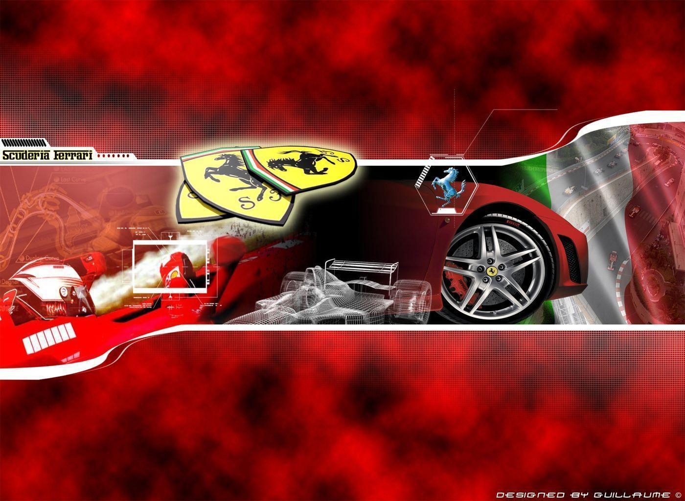 1400x1030 Scuderia Ferrari By Guillaume C, Desktop