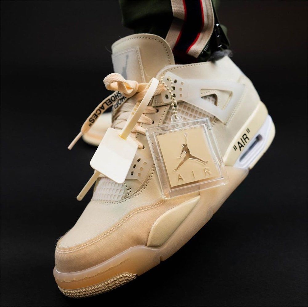 1000x1000 WMNS Off White X Air Jordan 4 “Sail” Official Store List, Desktop