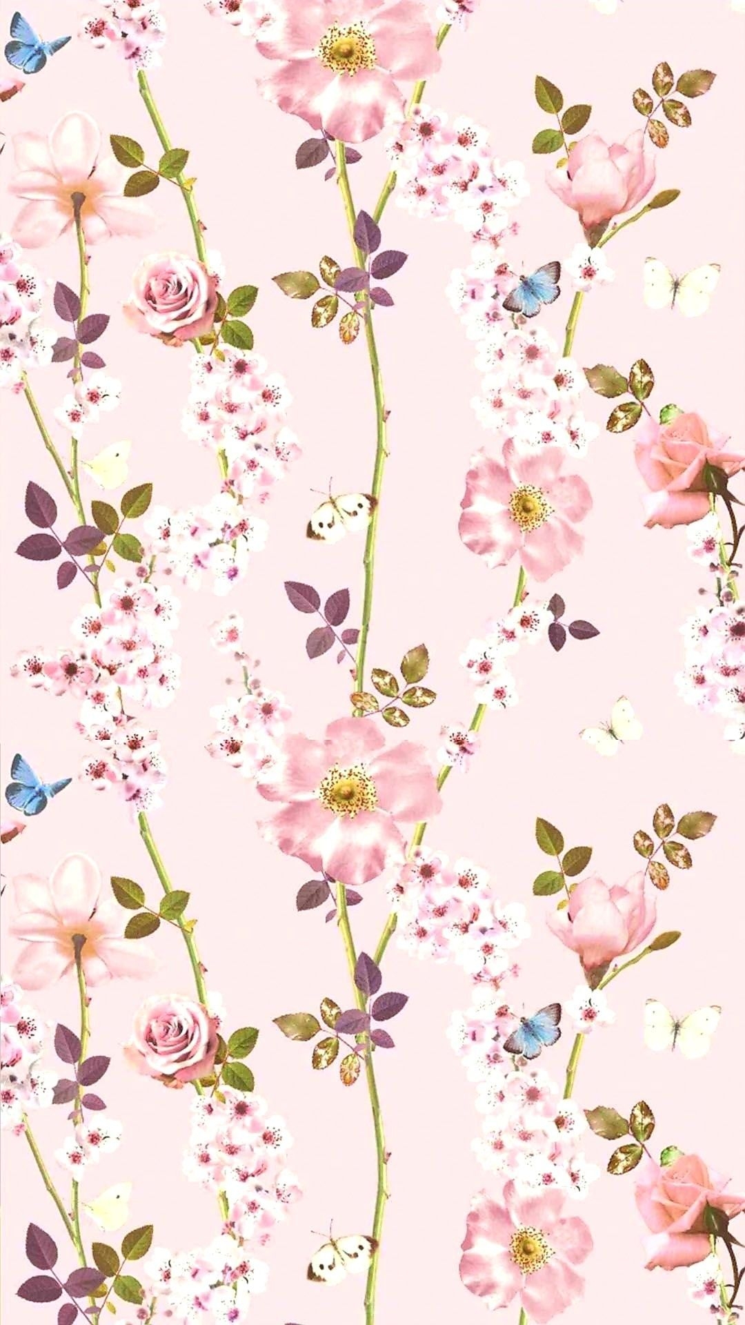 1080x1920 Cute Pink Flower Wallpaper, HD Cute Pink Flower Background on WallpaperBat, Phone