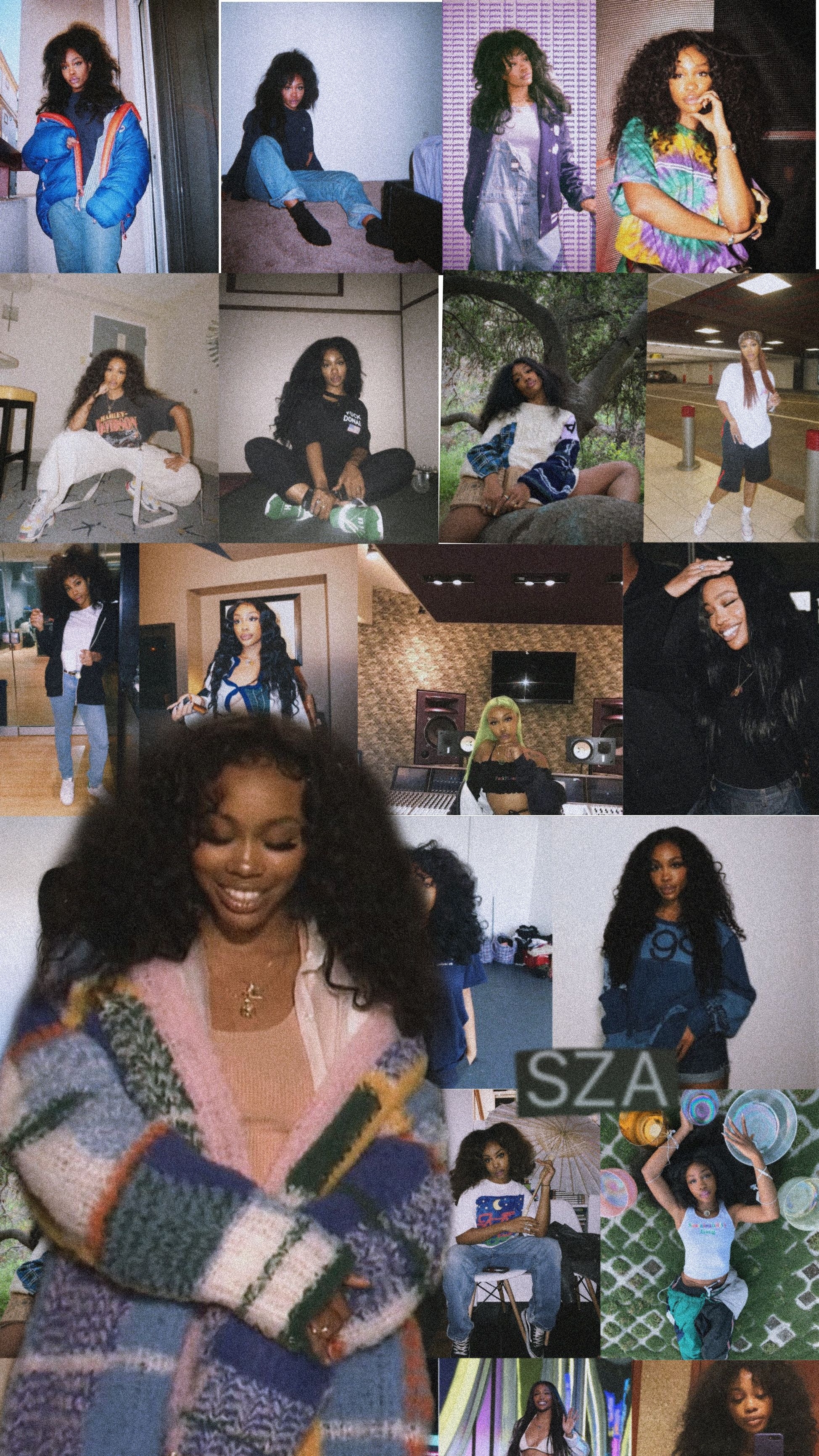 1950x3470 Pin. Sza. Bad girl wallpaper, Black girl magic art, Black aesthetic wallpaper, Phone