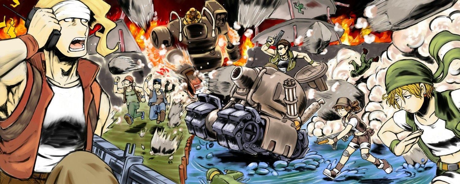 1500x600 Wallpaper Metal Slug Metalslug. 1024x768 #metal slug, Dual Screen