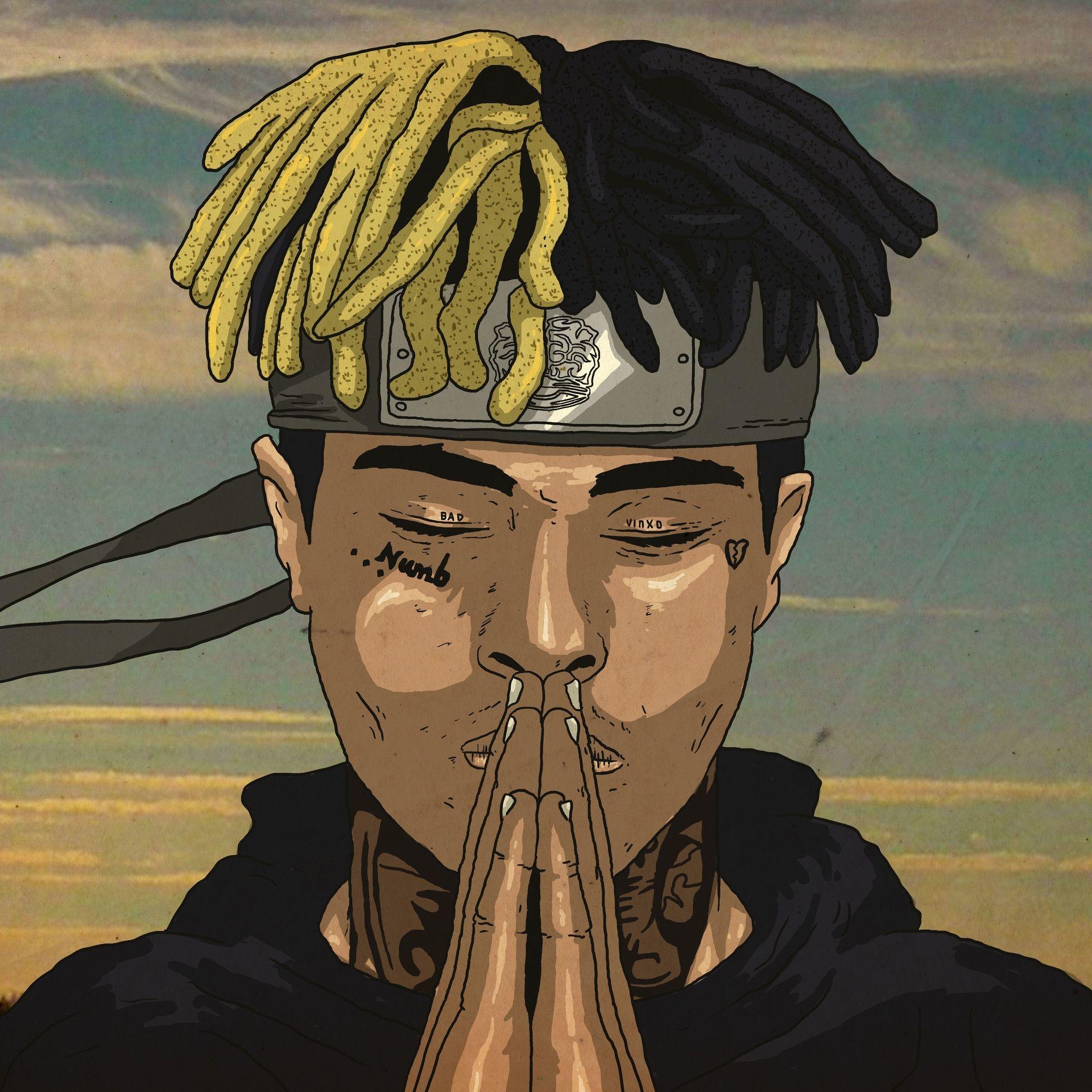 1920x1920 XXXTentacion Cartoon Wallpaper Free XXXTentacion Cartoon, Phone