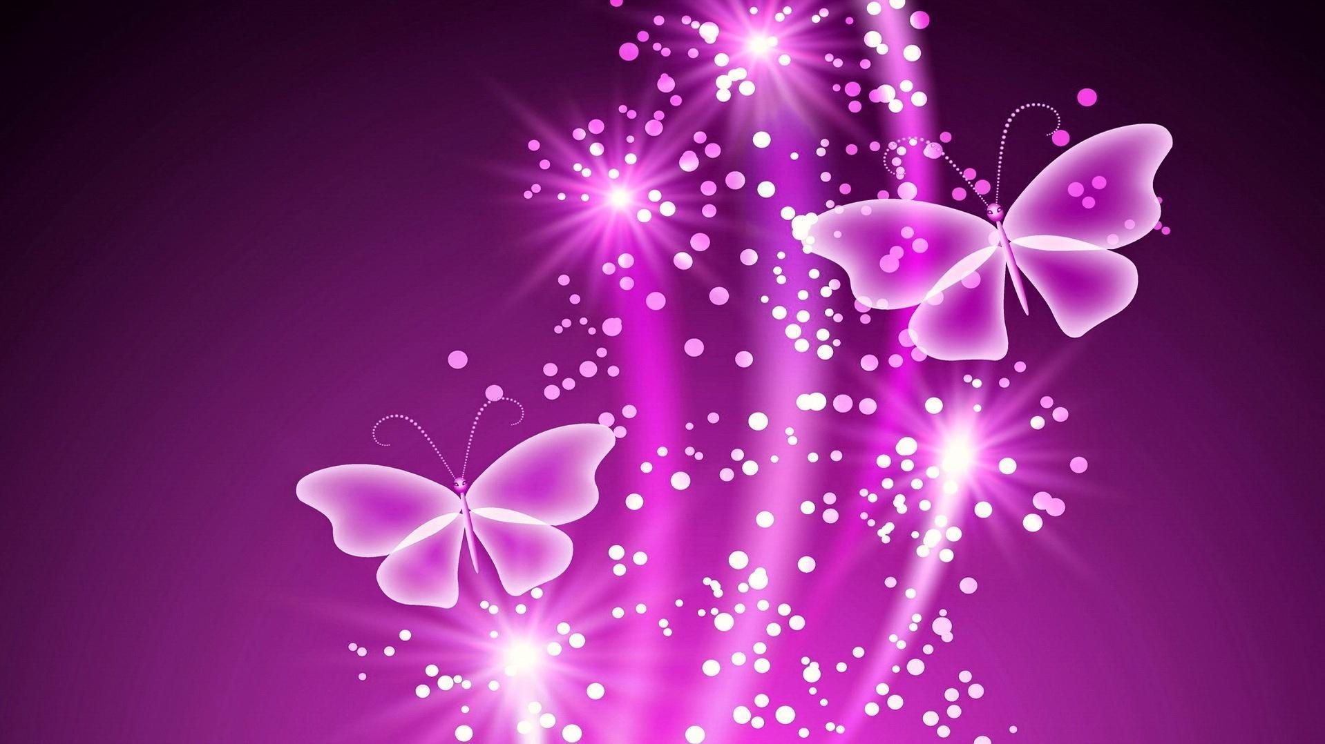 1920x1080 Neon Butterflies Live Wallpaper for Android, Desktop