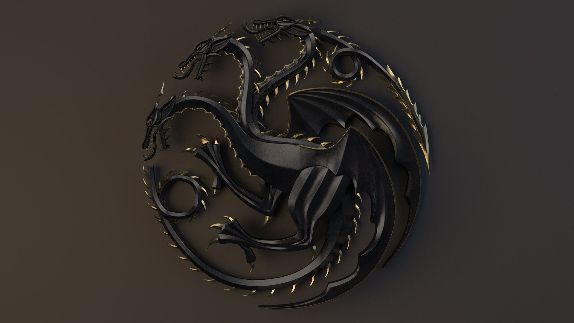 1920x1080 Sigil of House Targaryen, Nils Weisbrod, Desktop