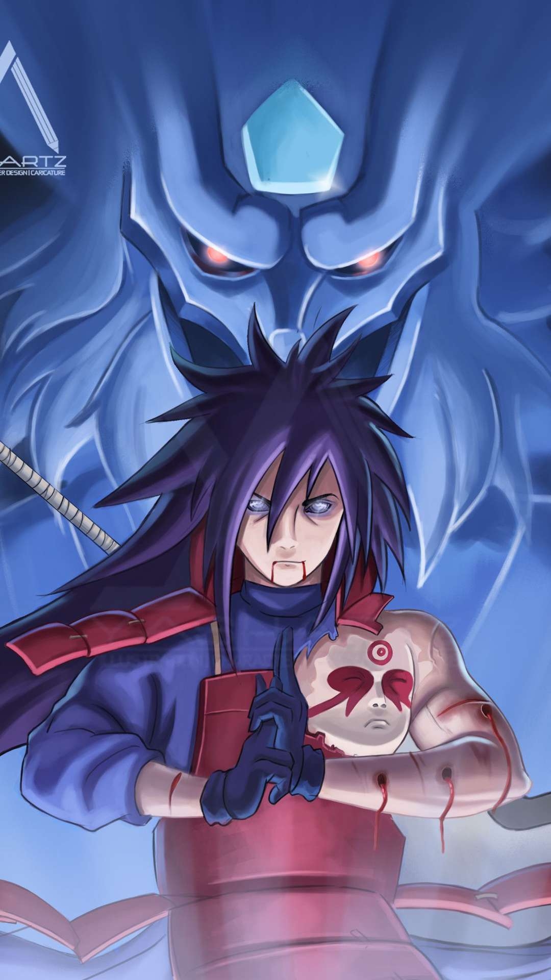 1080x1920 Uchiha Madara Wallpaper for iPhone and Android, Phone