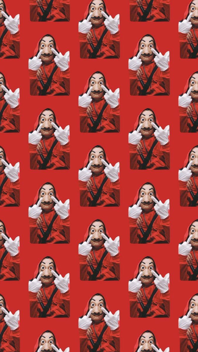 680x1200 Money Heist Mask Wallpaper, Phone