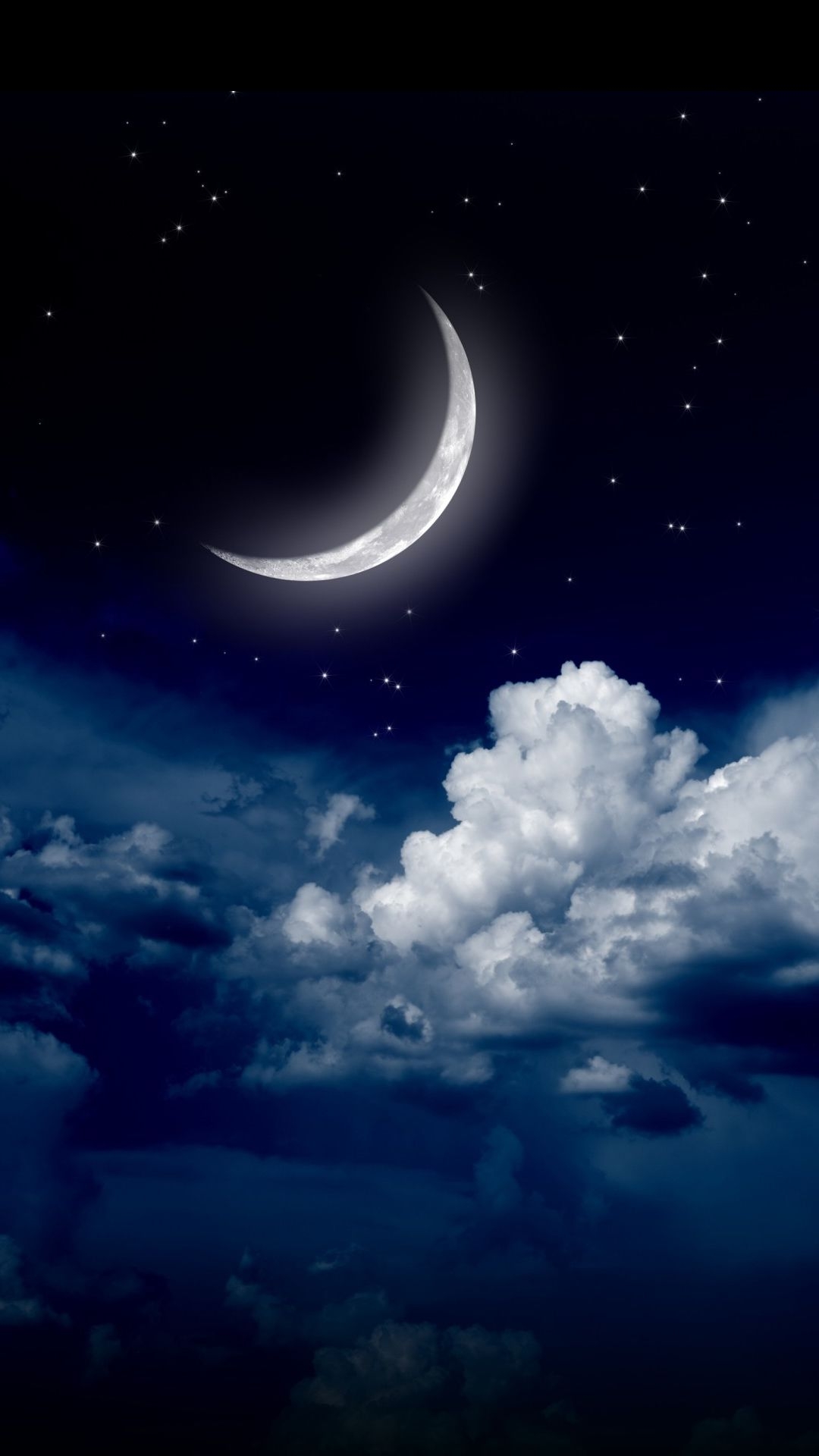 1080x1920 Gallery Moon Over The Clouds Mobile, Phone