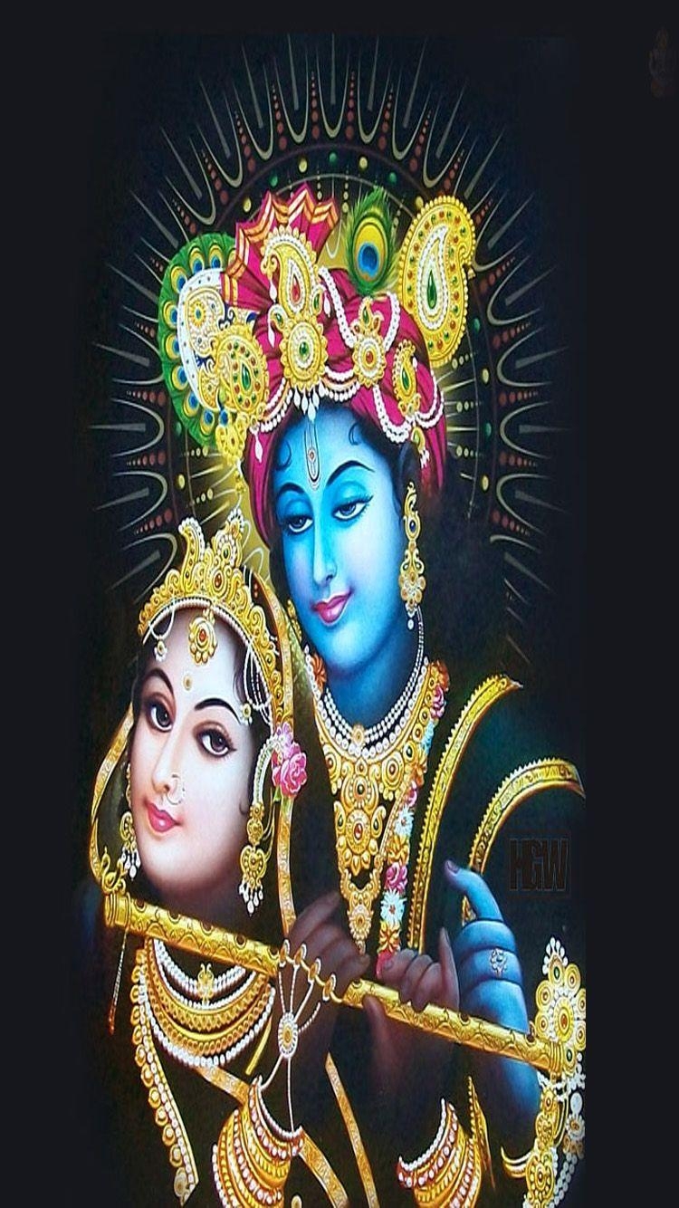 750x1340 Radhe Krishna iphone 6 plus black HD wallpaper, Phone