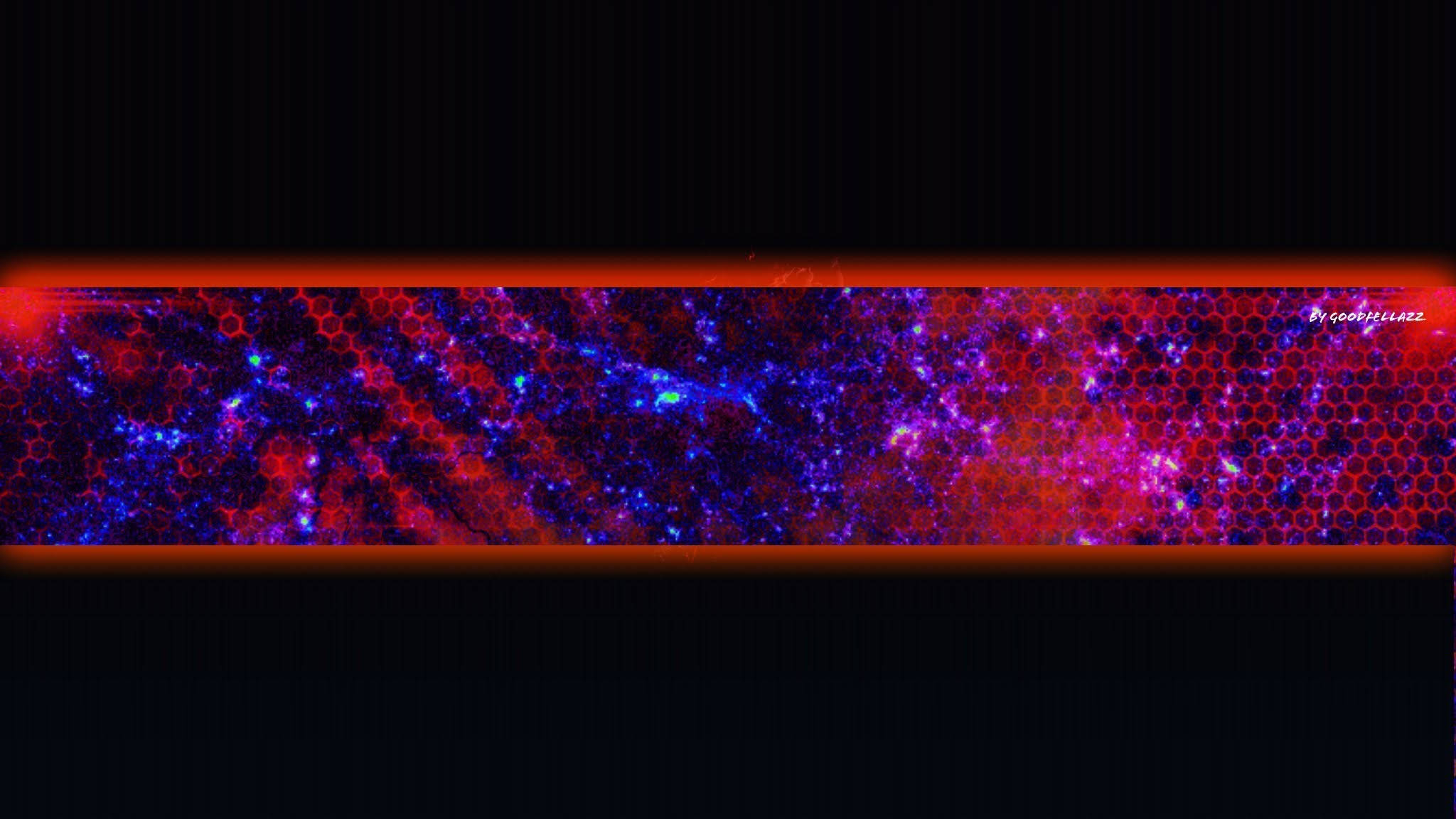 2050x1160 Download Dazzling Red And Blue Youtube Banner Wallpaper, Desktop