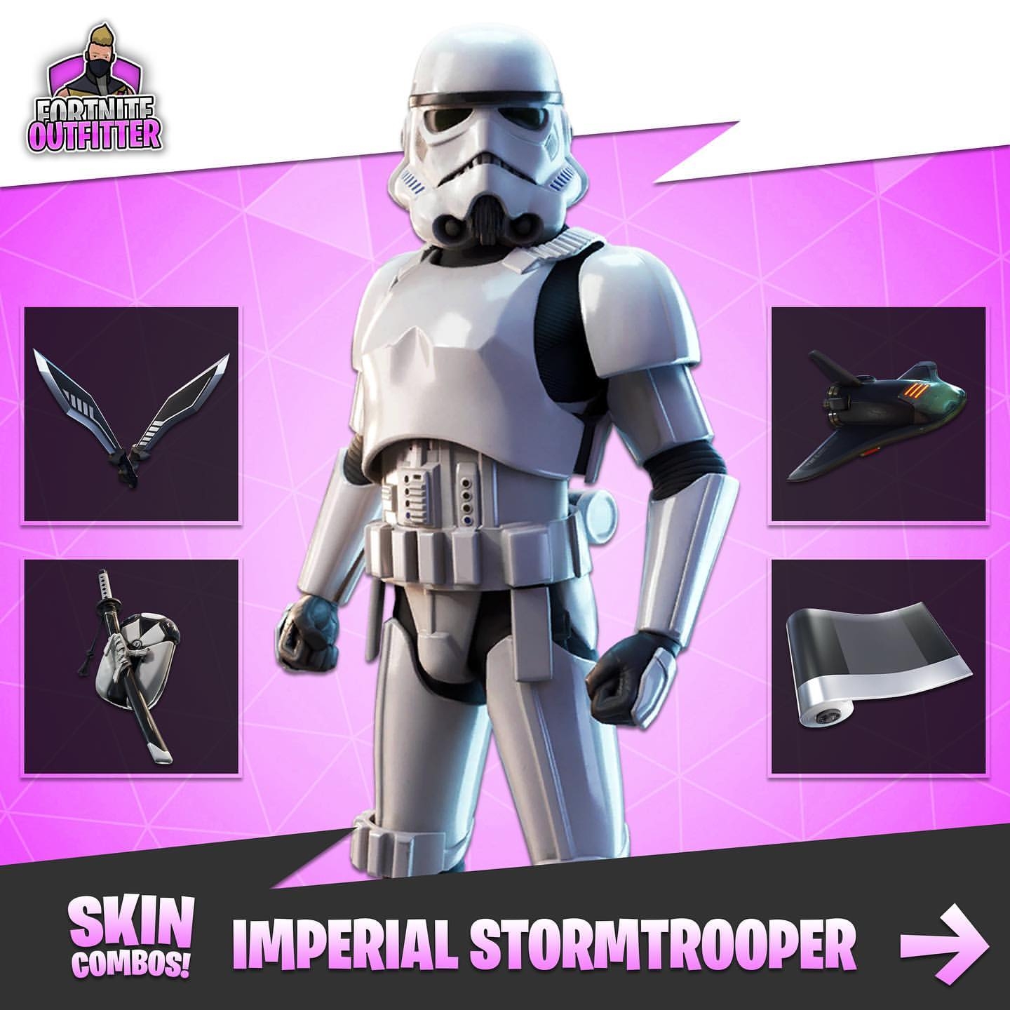 1440x1440 fortniteskincombos Hashtag On Instagram And Videos. Stormtrooper Fortnite Wallpaper, Phone