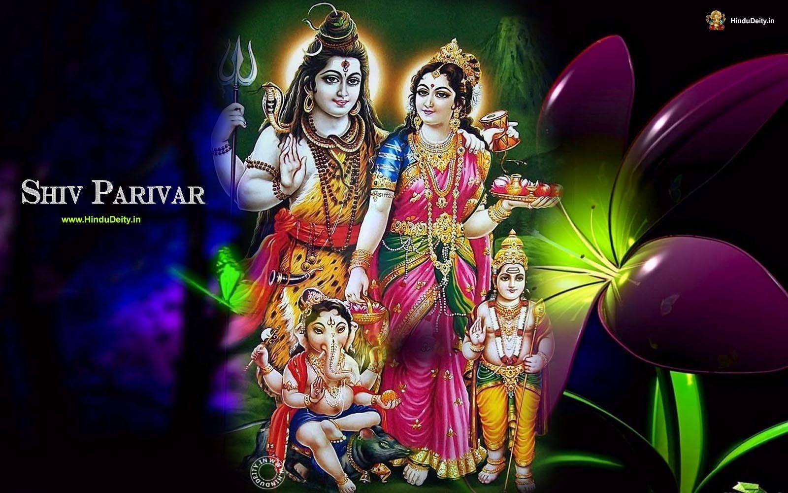 1600x1000 Free Download Shiv Parivar Wallpaper, Image & Photo, Desktop