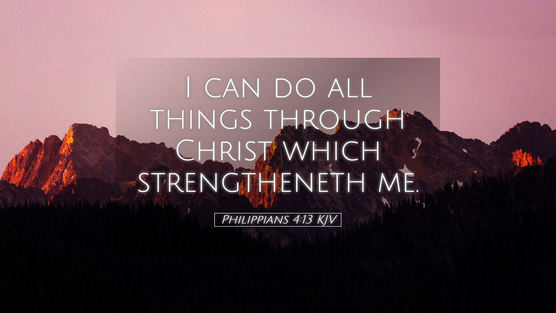 1920x1080 Philippians 4:13 KJV Desktop Wallpaper can do all things through Christ which, Desktop