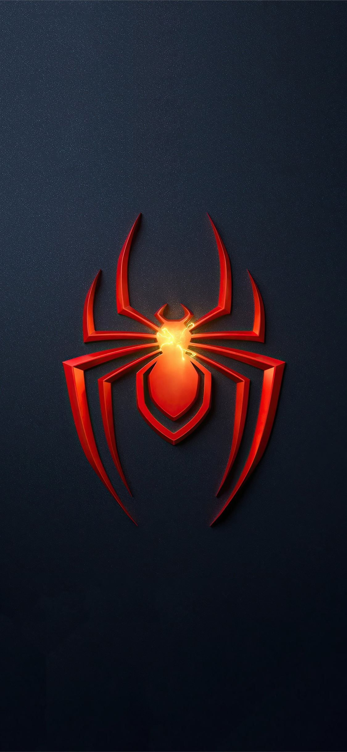 1130x2440 spider man miles morales ps5 game logo 4k iPhone X Wallpaper Free Download, Phone