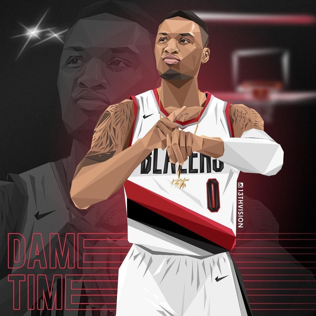 1080x1080 Instagram 上的 Arthur Kuo：「 DAME TIME has arrived, he called game! That was one of the most incredible buzzer be. Nba picture, Nba basketball art, Best nba players, Phone