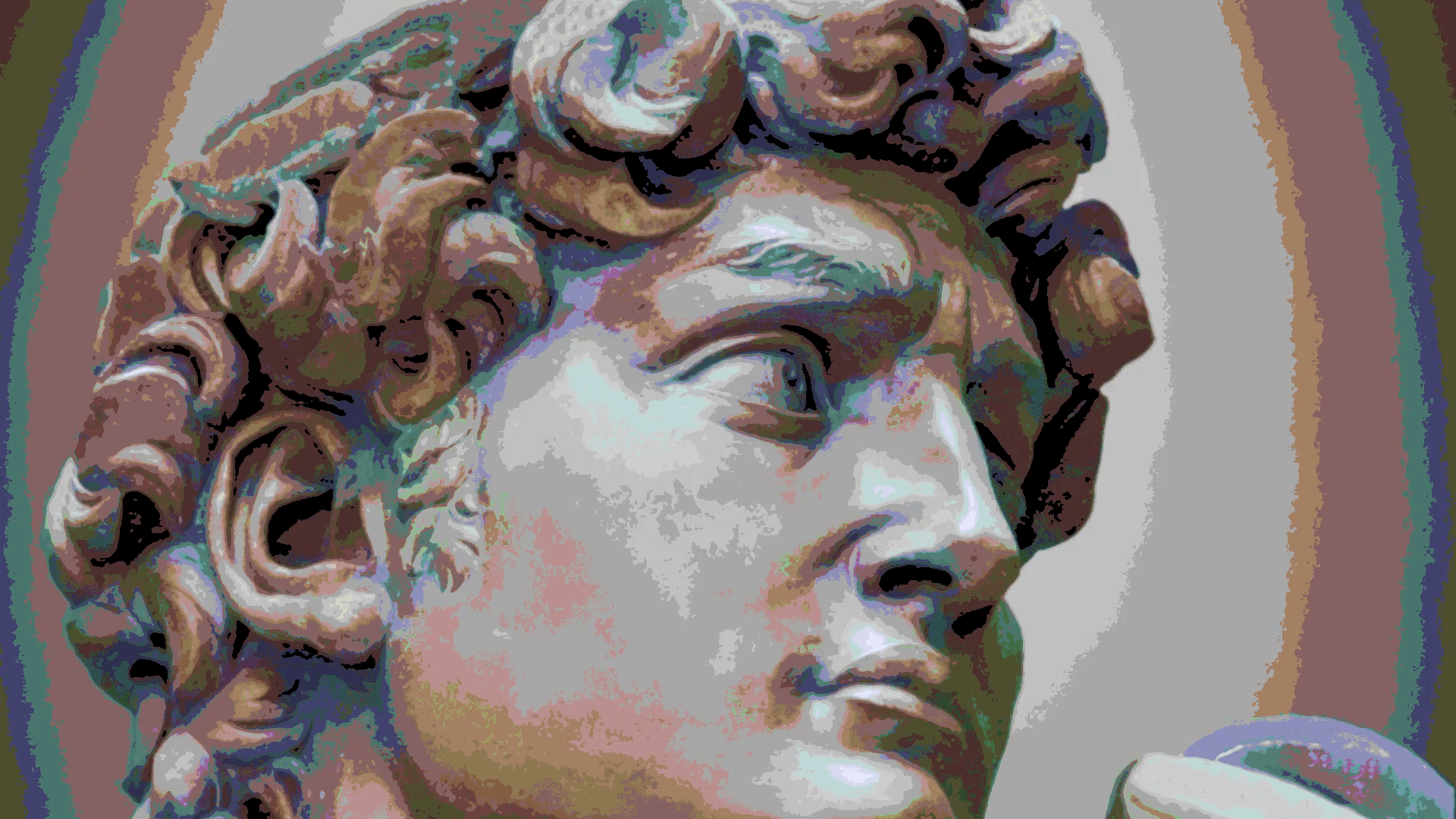 1920x1080 Detail Close Up Of Michelangelo's David Statue With The Effect, Desktop