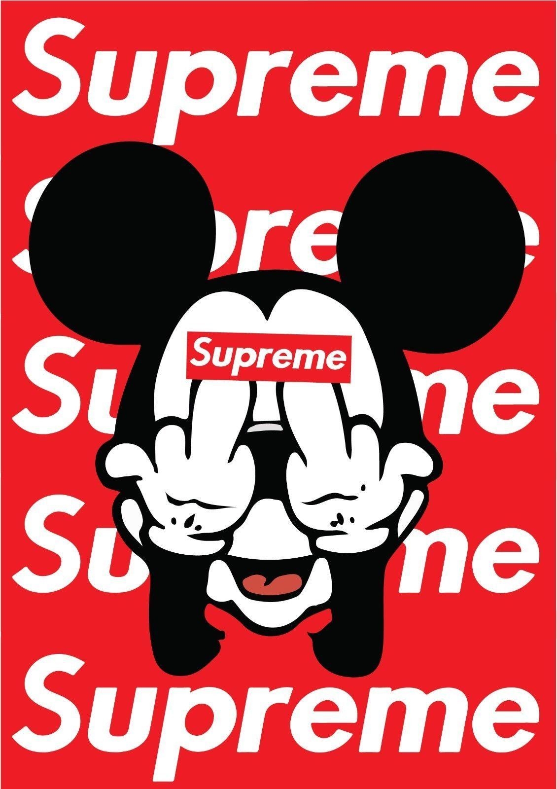 1130x1600 Beautiful Wallpaper Supreme Mickey Mouse of The Day, Phone