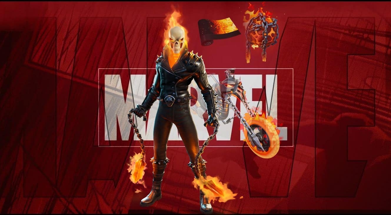 1330x740 Ghost Rider Fortnite wallpaper, Desktop