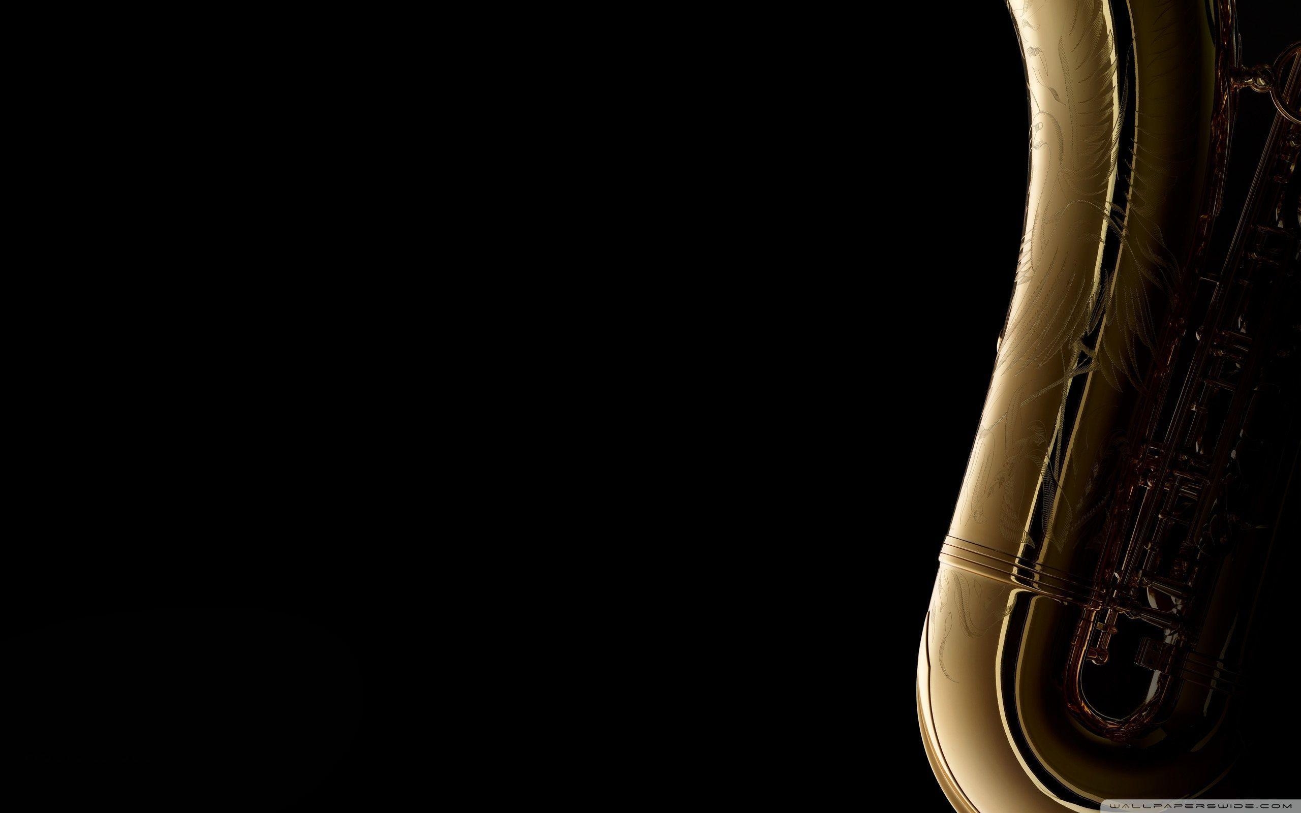 2560x1600 Saxophone On Black Background ❤ 4K HD Desktop Wallpaper, Desktop