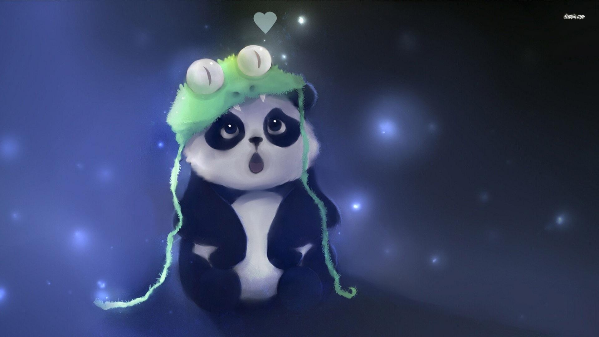 1920x1080 Kawaii Panda Wallpaper, Desktop