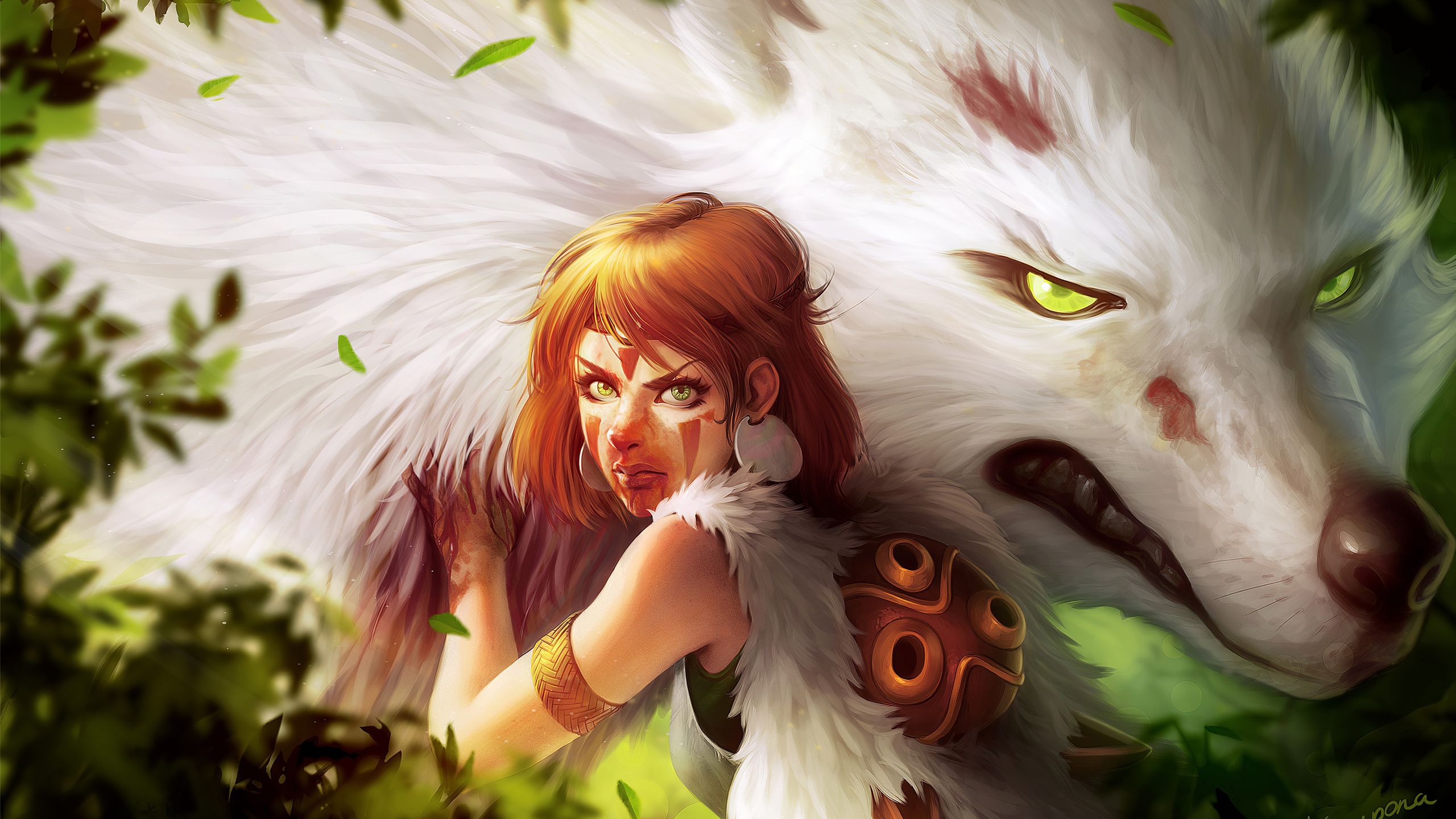 2560x1440 Princess Mononoke 4k 1440P Resolution HD 4k Wallpaper, Image, Background, Photo and Picture, Desktop