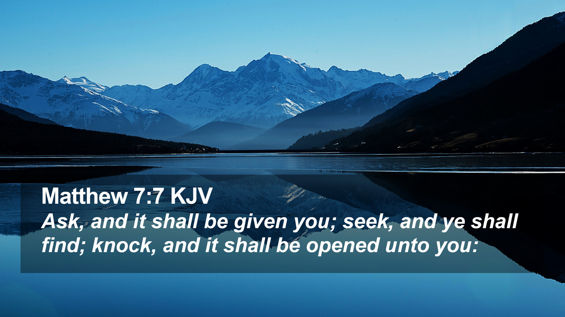 1920x1080 Matthew 7:7 KJV Desktop Wallpaper, and it shall be given you; seek, and ye, Desktop