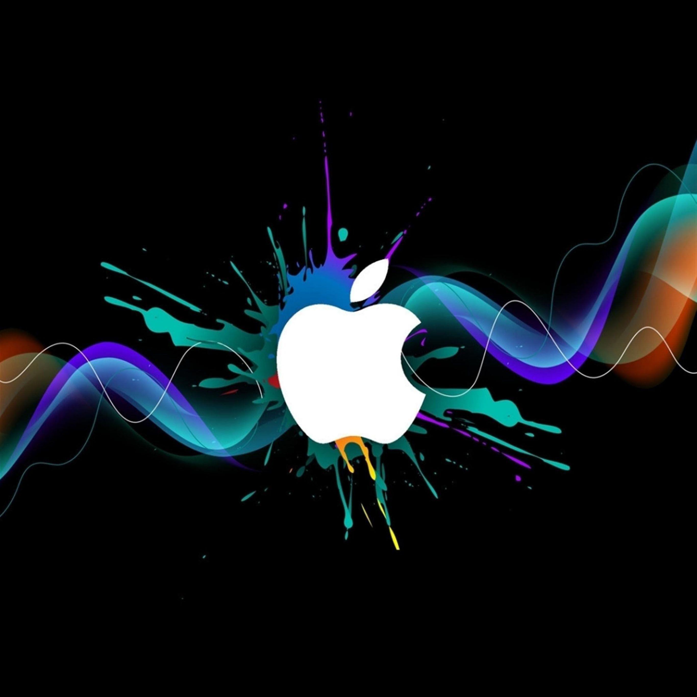 2740x2740 Apple Logo Wallpaper For iPad Pro, Phone