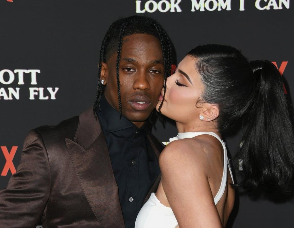 1030x800 Kylie Jenner White Dress With Travis Scott, Desktop