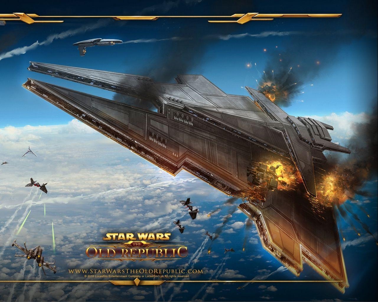 1280x1030 Download wallpaper  star wars the old republic, airships, Desktop