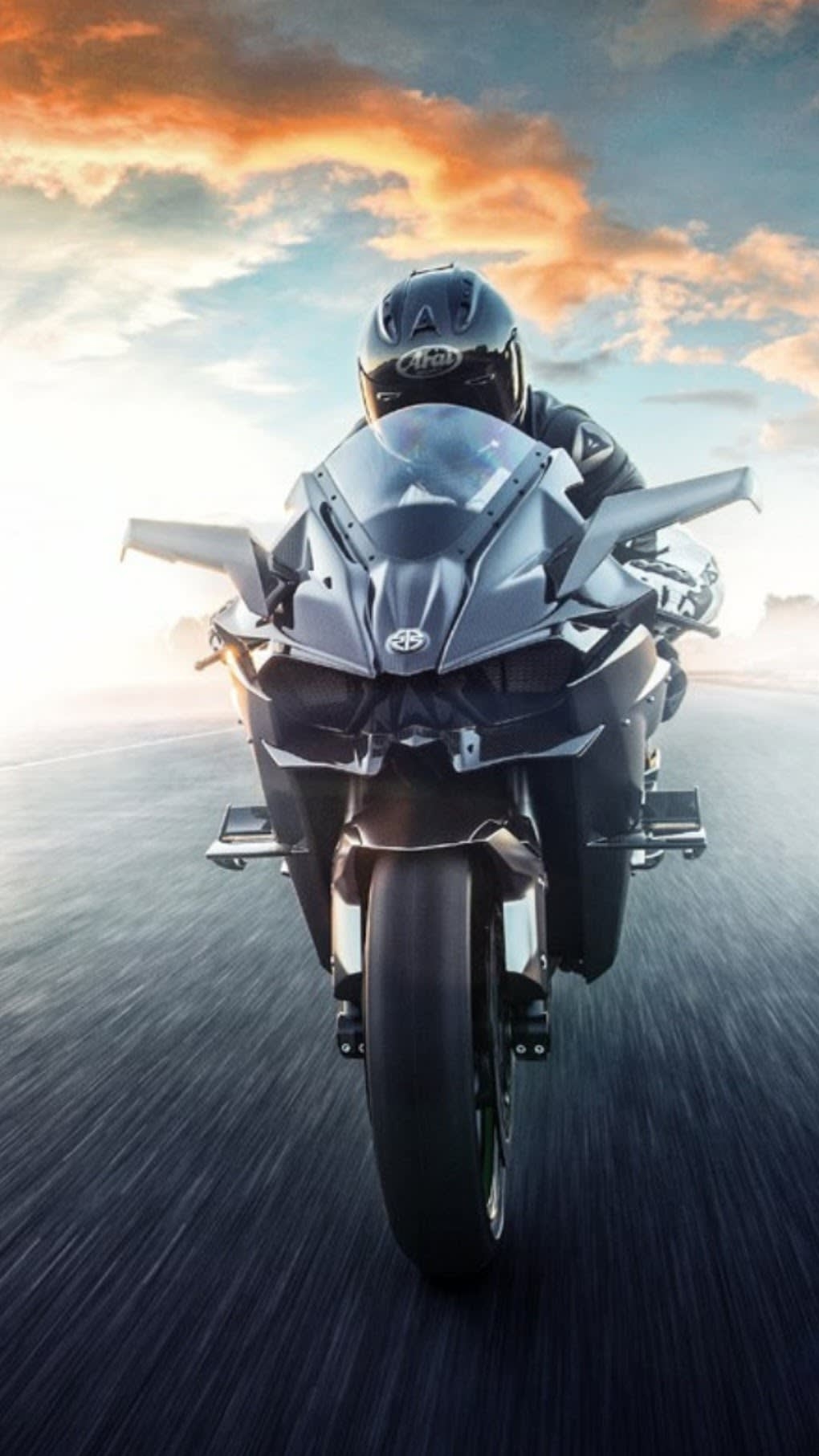 1020x1820 Kawasaki Ninja H2R Wallpaper, Phone