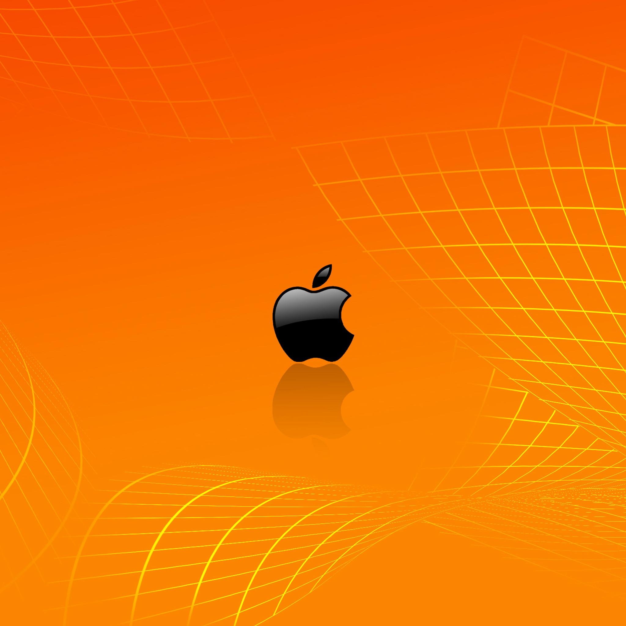 2050x2050 Orange iPhone Wallpaper, Phone