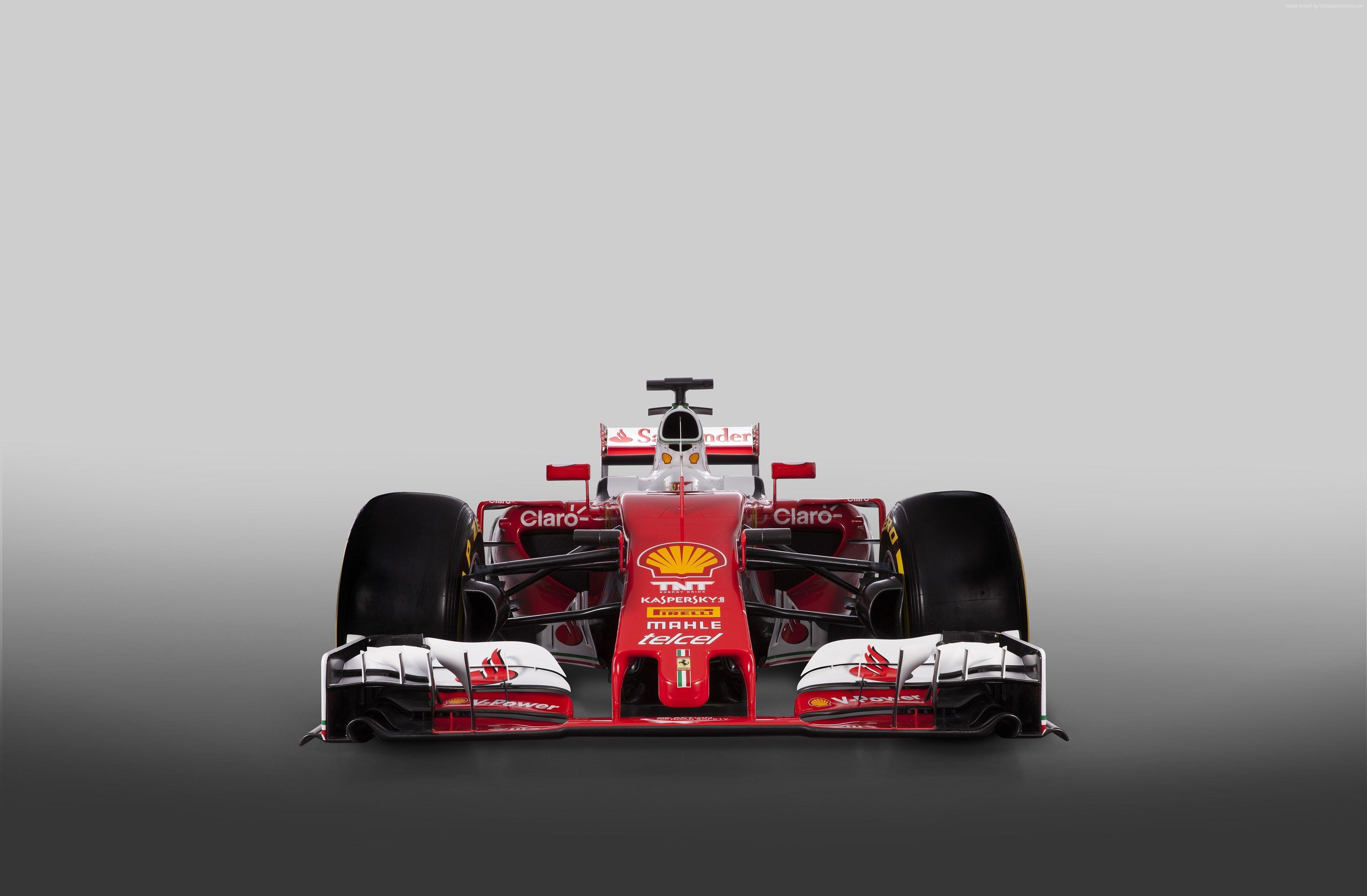 4000x2630 Wallpaper Ferrari SF16 H, Formula F Red, Cars & Bikes, Desktop